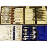 4 BOXED SETS CUTLERY