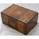 TUNBRIDGE WARE WORK BOX