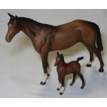 BESWICK MATT HORSE & PONY