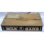 CADBURYS MILK CHOCOLATE 1d CHOCOLATE BARS BOXA/F & LABELS