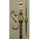 SERVICES 17 JEWEL LADIES WRISTWATCH + 2 OTHERS