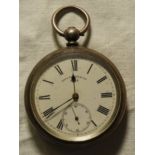 THOS RUSSELL & SONS SILVER POCKET WATCH NO 18