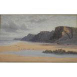 CHARLES H.BRANSCOMBE 1920 MAER HIGH CLIFF BUDE, CORNWALL LOOKING NORTH 18'X11'