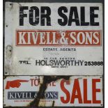 KIVELL & SONS FOR SALE & TO THE SALE SIGNS