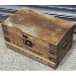 SMALL WOODEN TRUNK