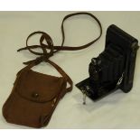 KODAK STERLING II FOLDING CAMERA & CASE