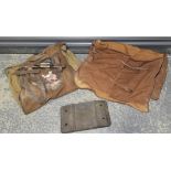 2 GWR TPO BAGS & BR FISHPLATE 1961