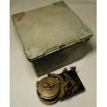 ACME CLOCKWORK MORSE CODE DEVICE, KEY & TIN BOX