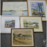 5 VARIOUS PAINTINGS