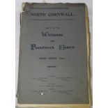1908 AUCTION PARTICULARS MUCKLOW ESTATE WHITSTONE, POUNDSTOCK CORNWALL