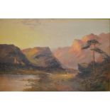 F.E. JAMIESON OIL ON CANVAS GLEN COE PASS 30'X20'