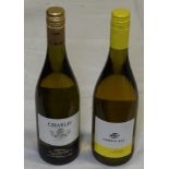 2 BOTTLES COWRIE BAY 2010 CHARDONNAY & CHABLIS 2008