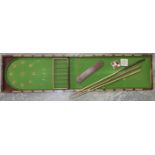 BAGATELLE GAME 78' L WITH CUES & BALLS