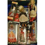 BOX OF COSTUME DOLLS