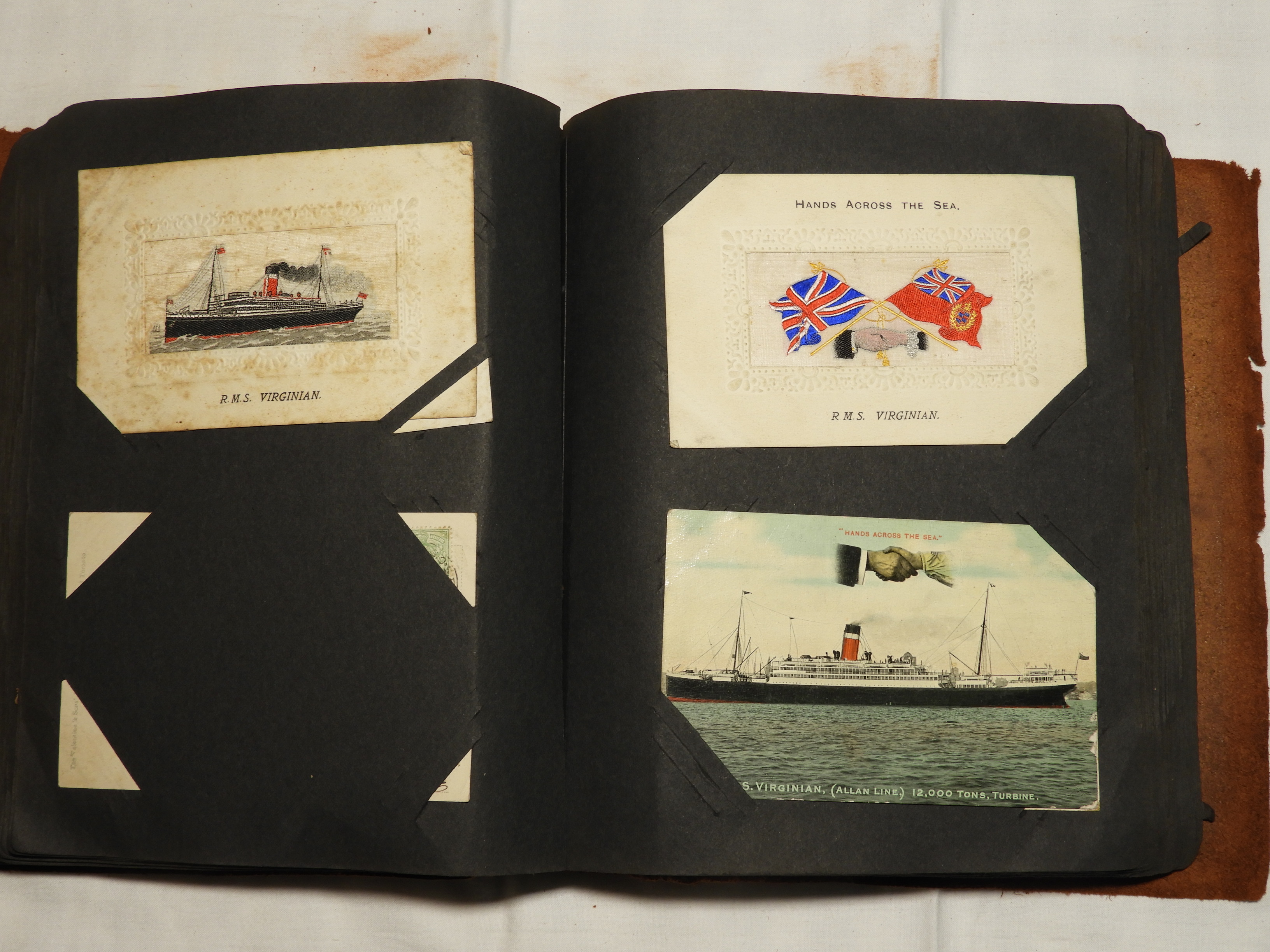 POSTCARD ALBUM -1907/08 FROM RMS VIRGINIA JOURNEY FROM LIVERPOOL TO QUEBEC, SILVER MINES OF COBALT - Image 6 of 26