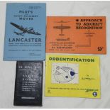 4 AIRCRAFT/FLIGHT BOOKLETS INCL LANCASTER