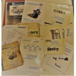 MANUALS FOR DR, TANAKA,RALLY & OLD ATCO BOOK