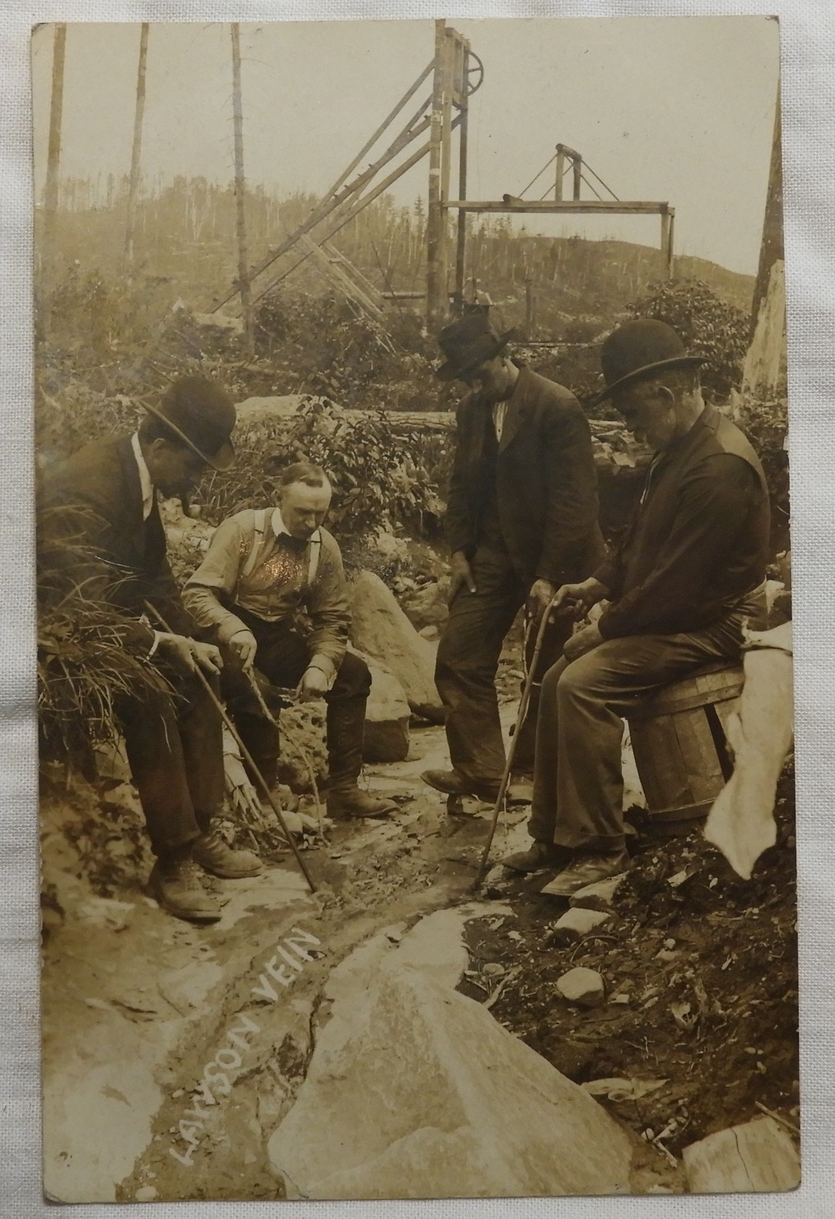 POSTCARD ALBUM -1907/08 FROM RMS VIRGINIA JOURNEY FROM LIVERPOOL TO QUEBEC, SILVER MINES OF COBALT - Image 22 of 26