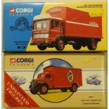 CORGI CLASSICS BOXED MACINTOSHS AEC TRUCK SET & BEDFORD 0 SERIES VAN