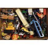 BOX DIECAST VEHICLES MATCHBOX, CORGI ETC INCL 2 MAGIC ROUNDABOUT