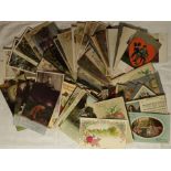 POSTCARDS LARGE QUANTITY GREETINGS, SONGS & OTHERS