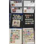 STAMPS 10 FOLDERS & STOCKBOOKS