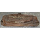 OFFICERS LEATHER VALISE BAG