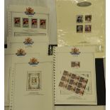 STAMPS QUEEN MOTHER 80TH ALBUM & PACK PITCAIRN PAGES