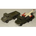 DINKY BERILIET ROCKET LAUNCHER & 824 GAZELLE 6X6 TRUCK