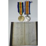 MEDALS 1ST WORLD WAR PAIR TO L.S.HILL R.N