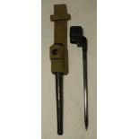 LEE ENFIELD NO 4 PIN BAYONET, SCABBARD & FROG