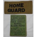 HOME GUARD ARMBAND & DRILL BOOK BY JOHN BROPHY