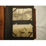 POSTCARD ALBUM -1907/08 FROM RMS VIRGINIA JOURNEY FROM LIVERPOOL TO QUEBEC, SILVER MINES OF COBALT