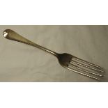 SILVER DESSERT FORK LONDON 1808 29g