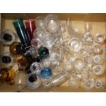 2 BOXES OF ASSORTED GLASSES