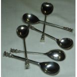 SILVER 6 F.G.C PRESENTATION SPOONS 87.1G