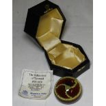 MILLENIUM OF TYNWALD LTD ED GLASS PAPERWEIGHT