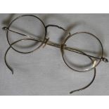 PAIR OF GOLD COLOURED SPECTACLES