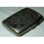 SILVER CIGARETTE CASE 72.8G