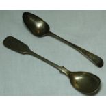 SILVER MUSTARD SPOON & TEASPOON 23.3G