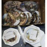 BOX OF VARIOUS COLLECTORS WALL PLATES