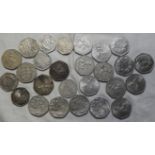 COINS 26 VARIOUS 50P