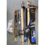 LONGSHOT ARCHERY ARROWS, 2 QUIVERS & ACCESORIES