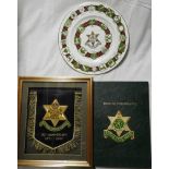 BURMA STAR ASSOCIATION NORTH CORNWALL & WEST DEVON BOOK OF REMEMBRANCE & 50TH ANNIVERSARY FRAMED