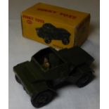 DINKY TOYS 673 SCOUT CAR YELLOW BOX