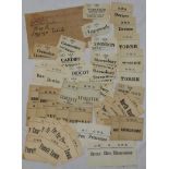 GREAT WESTERN RAILWAY LUGGAGE LABELS