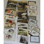 POSTCARDS VARIOUS & FUNERAL CARDS