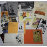 BOOKS - CONROY MADDOX, BOOKLETS,POSTCARDS & ORIGINAL CHRISTMAS CARDS