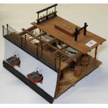 MODEL SECTION OF A GALLEON