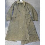 1944 CAPTAINS GREAT COAT WITH RAMC BUTTONS
